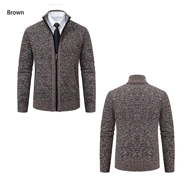 Herre Casual Varm Lynlåsjakke