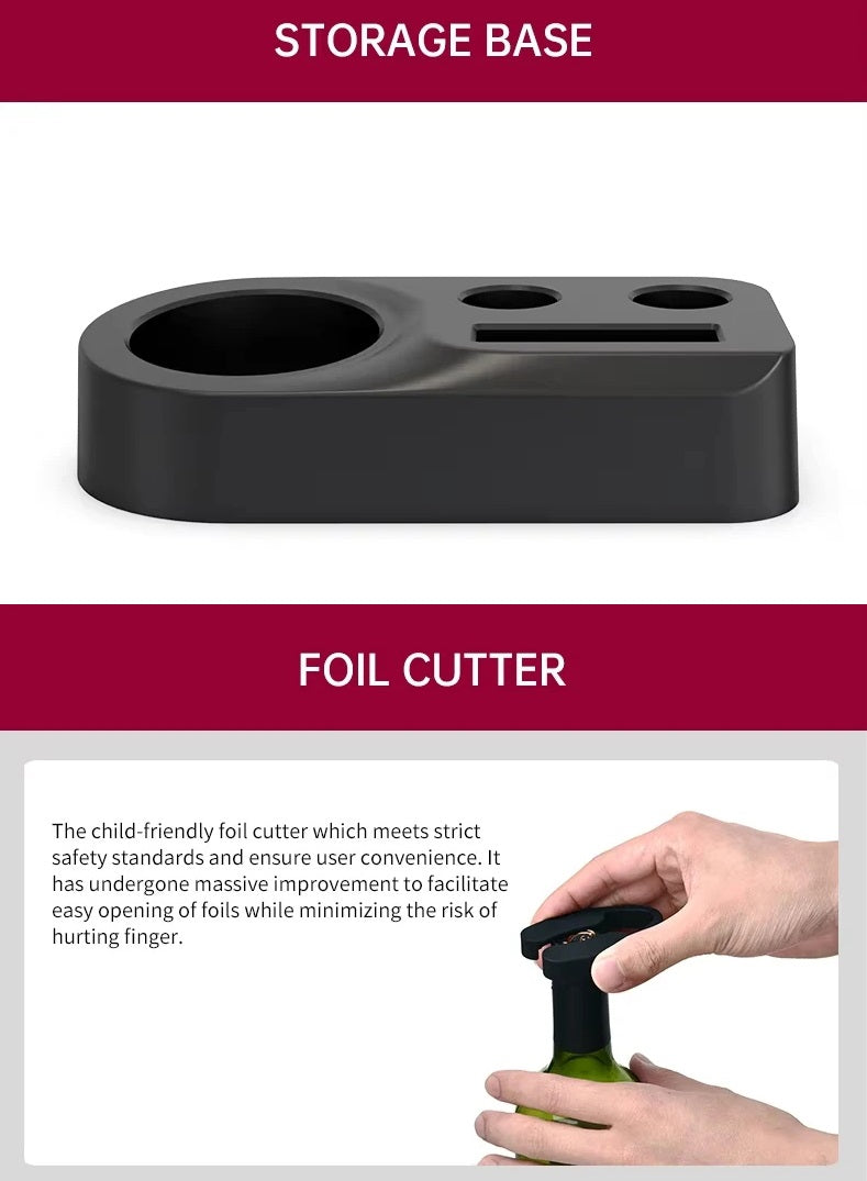 Elektrisk Vinåbner med Tilbehør