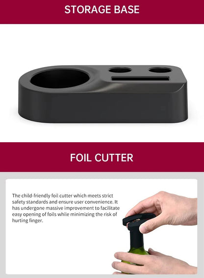 Elektrisk Vinåbner med Tilbehør