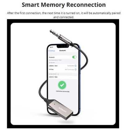 Bluetooth 5.3 Bil Audio Modtager