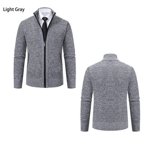 Herre Casual Varm Lynlåsjakke