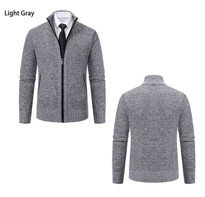 Herre Casual Varm Lynlåsjakke