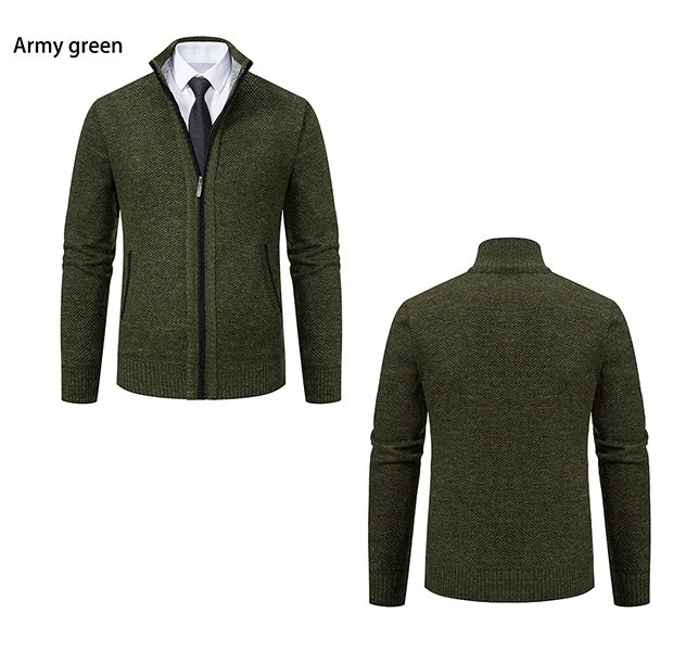 Herre Casual Varm Lynlåsjakke