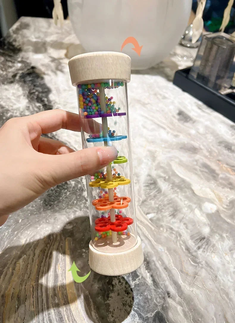 Træ Regnlyd Rystemusik Legetøj til Børn