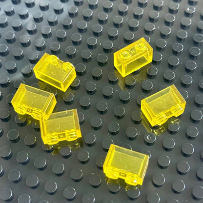 40 stk. Små Gennemsigtige 1x2 Byggeklodser Legetøj