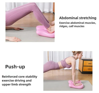 Lydløs Stepper Balance Oppustelig Pude – Hjemmetræning & Fodmassage