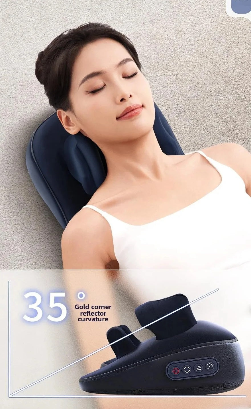 Trådløs Opvarmet Nakke- og Rygmassagepude
