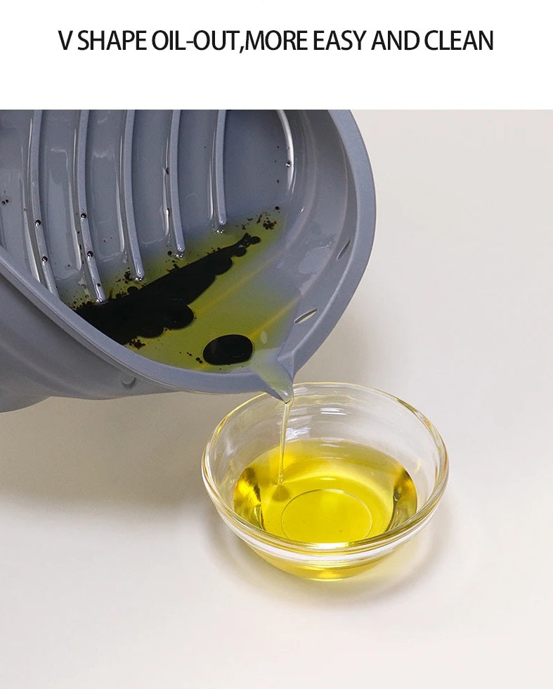 Genanvendelige Silikonebakker til Airfryer 5,5–7,5 L