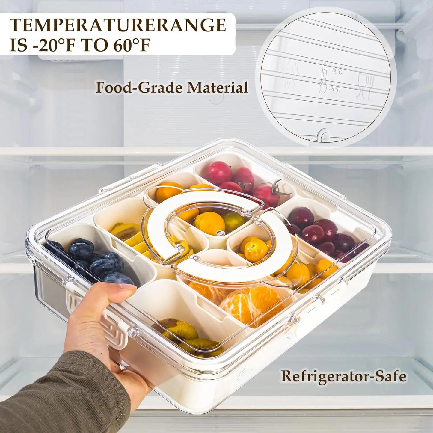 Transportabel Snackboks til Madopbevaring