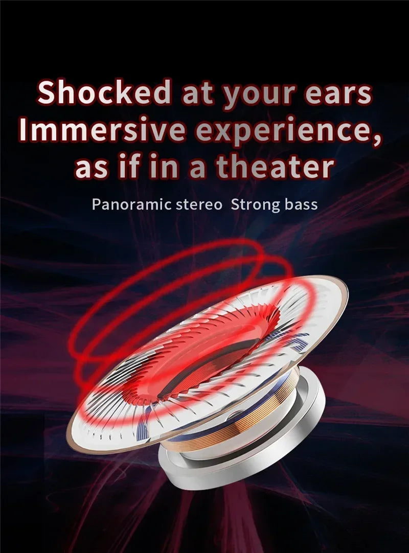 Kablede In-Ear Høretelefoner med Mikrofon og Bas