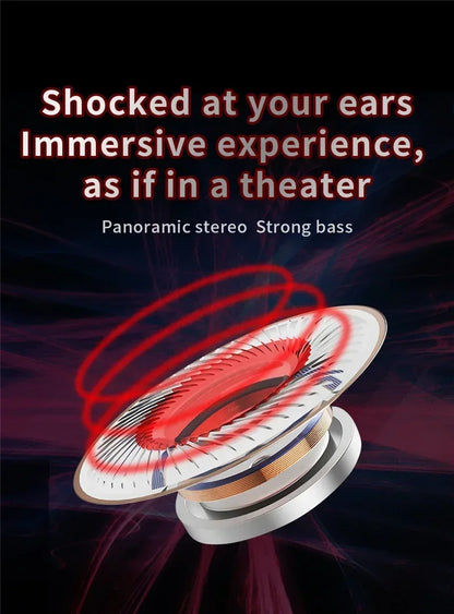 Kablede In-Ear Høretelefoner med Mikrofon og Bas