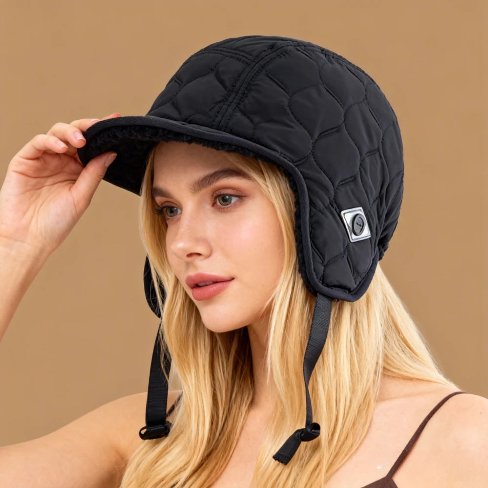 Varm Vendbar Vinterhue med Øreklapper