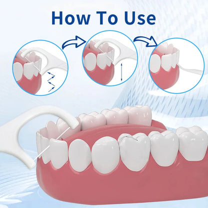 100 Stk Tandtråd med Tandstik