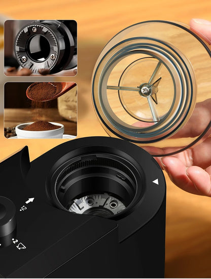 Elektrisk Kaffekværn med Burrfunktion og 28 Indstillinger