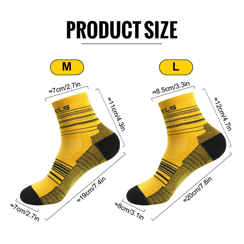 Løbesokker i Merinould med Kompressionsstøtte