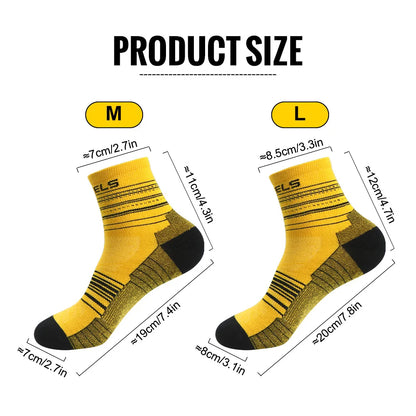 Løbesokker i Merinould med Kompressionsstøtte