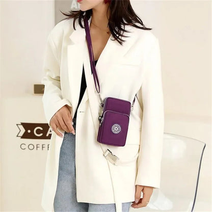 Kvinders Skrå Crossbody-Telefontaske