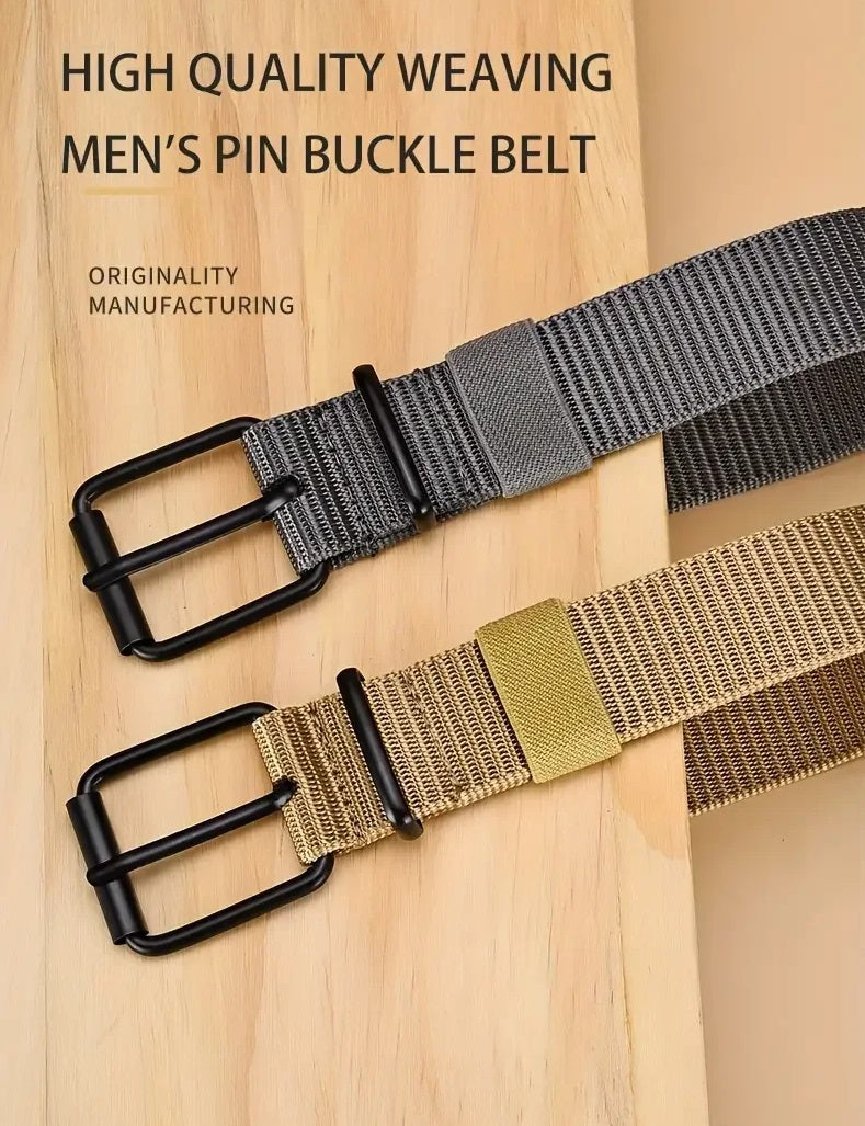 Holdbart Taktisk Bælte i Nylon til Mænd