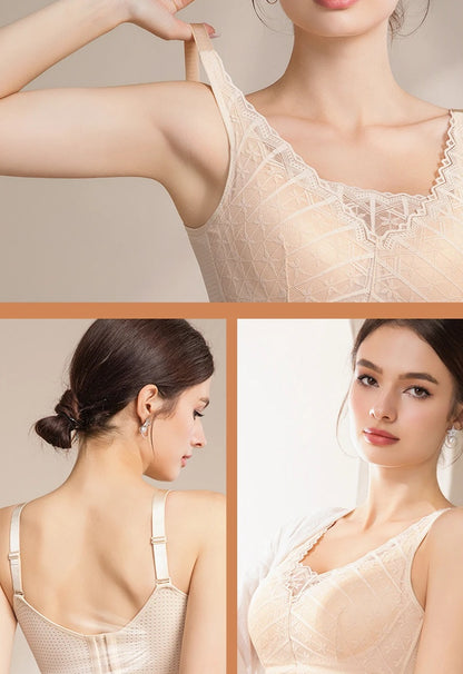 Justerbar Bomulds Mastektomi Bh med Lomme