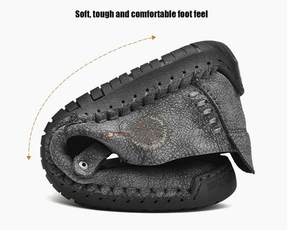 Håndlavede Læder Slip-on Loafers til Mænd