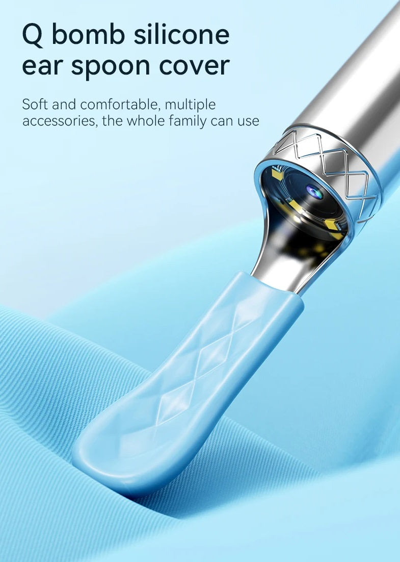 Trådløst Genopladeligt Ørerensesæt med Kamera