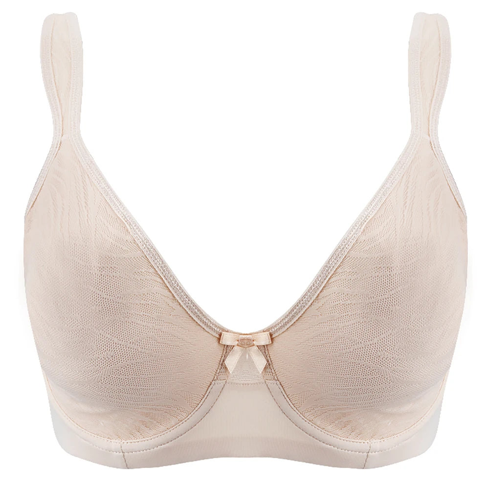 Plus Size Uforet Blonde BH med Støtte