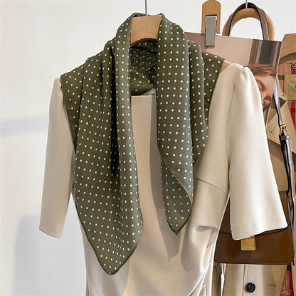 Printet Firkantet Tørklæde til Kvinder